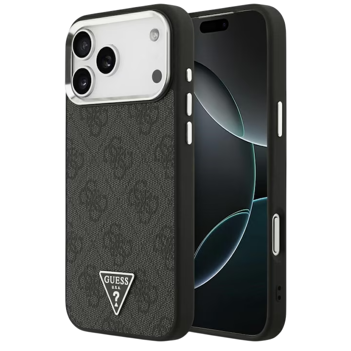 Чехол Guess iPhone 17 Pro Max, MagSafe, Черный