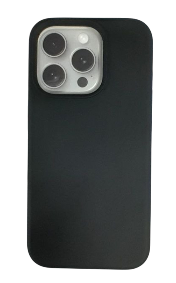 Чехол PULOKA Cover SG-01 Silicone Case Mag Safe для iPhone 15 Pro, Черный