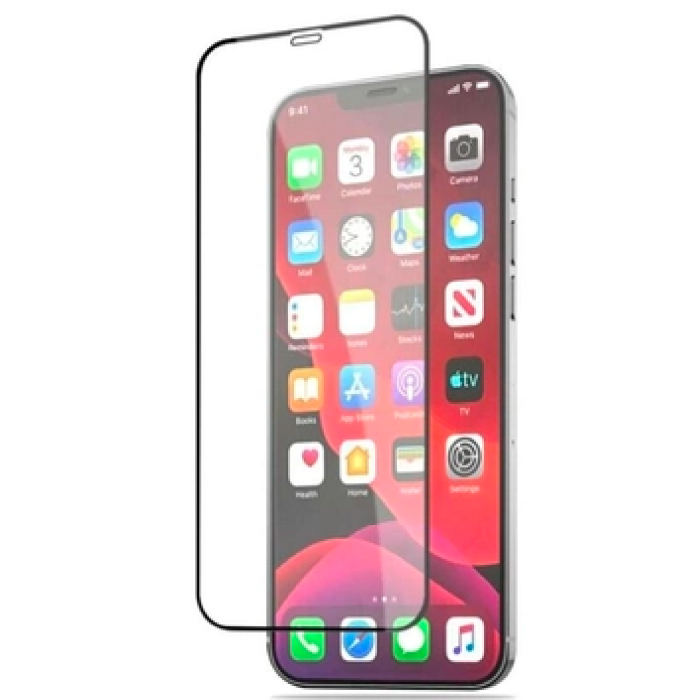 Защитное Стекло BLUEO 3D Curved Stealth HD (с уплотнит.) для iPhone 11/XR, 0.30mm, Черный