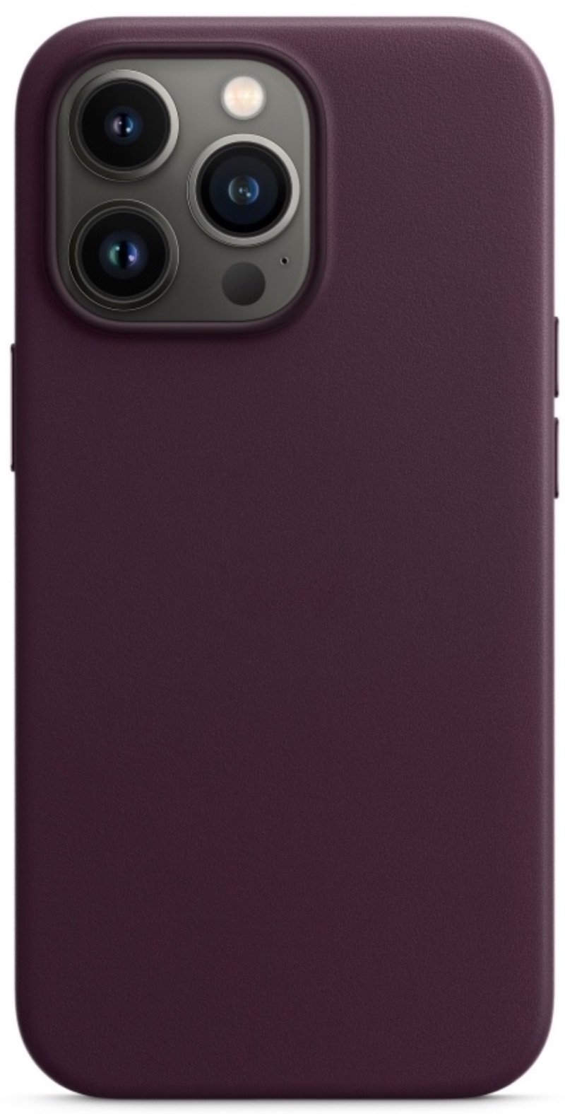 Чехол Кожа MagSafe для iPhone 13 Pro Max, Баклажановый