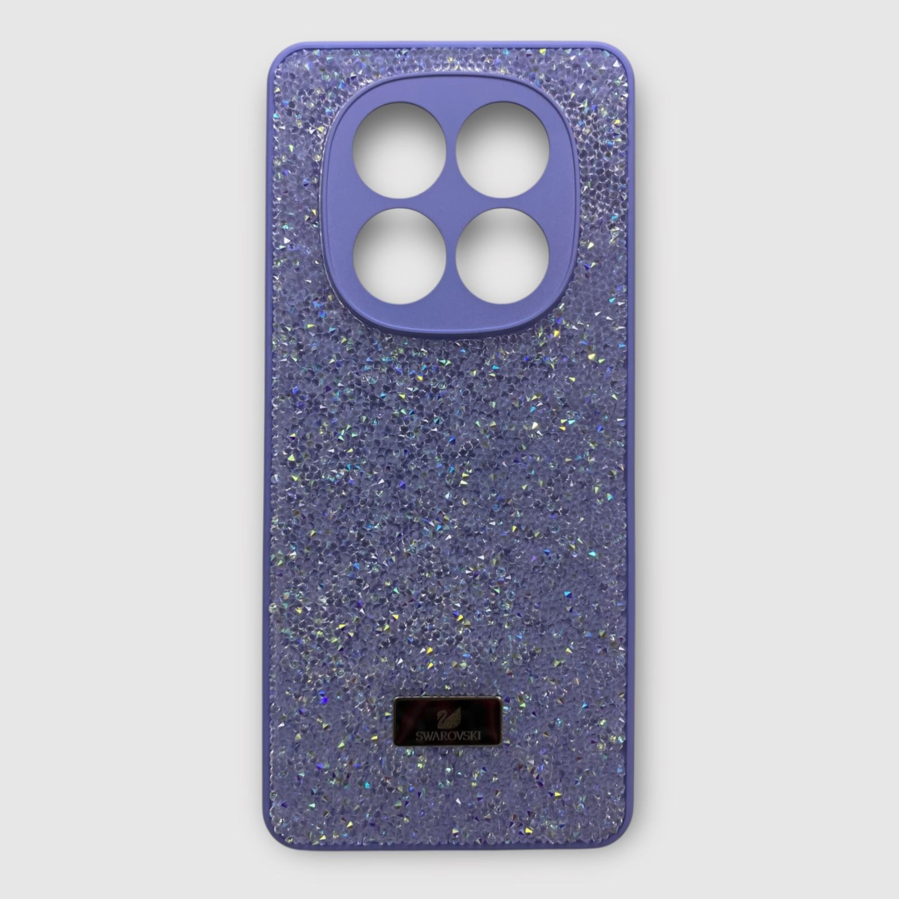 Чехол со стразами Swarovski для Xiaomi Redmi Note 14 4G, фиолетовый