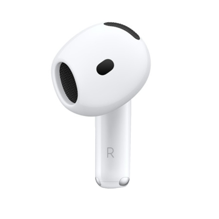 Правый Apple AirPods 4, MXP93, с шумоподавлением, Не работает, Белый - Б/У