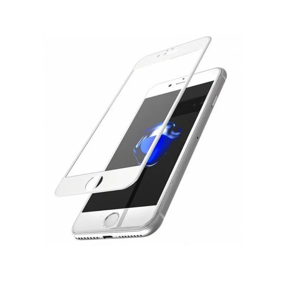 Защитное стекло 2х для iPhone 7, Серебристое