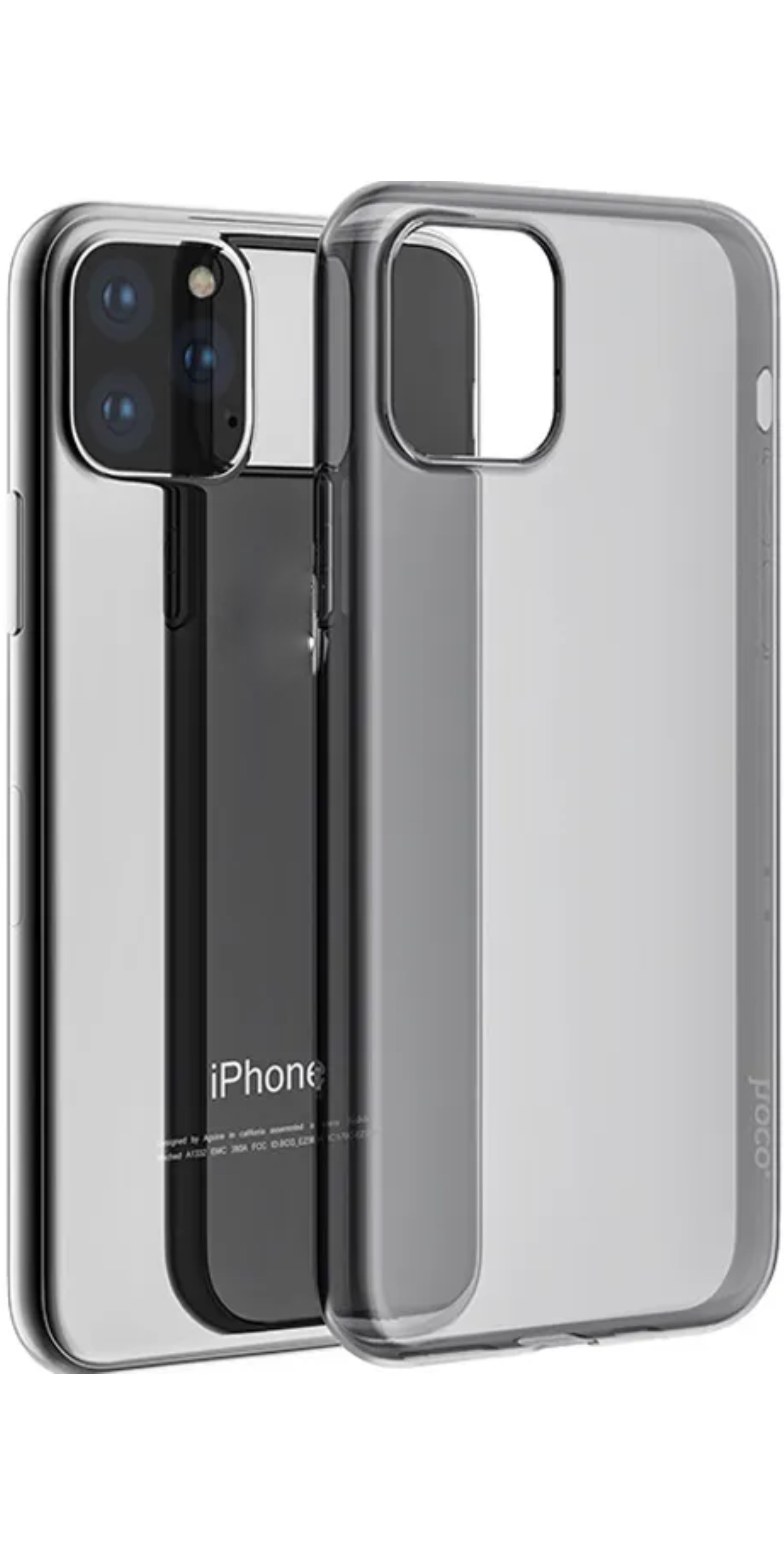 Чехол Hoco Силикон для Apple iPhone 11 Pro Max, Тонированный