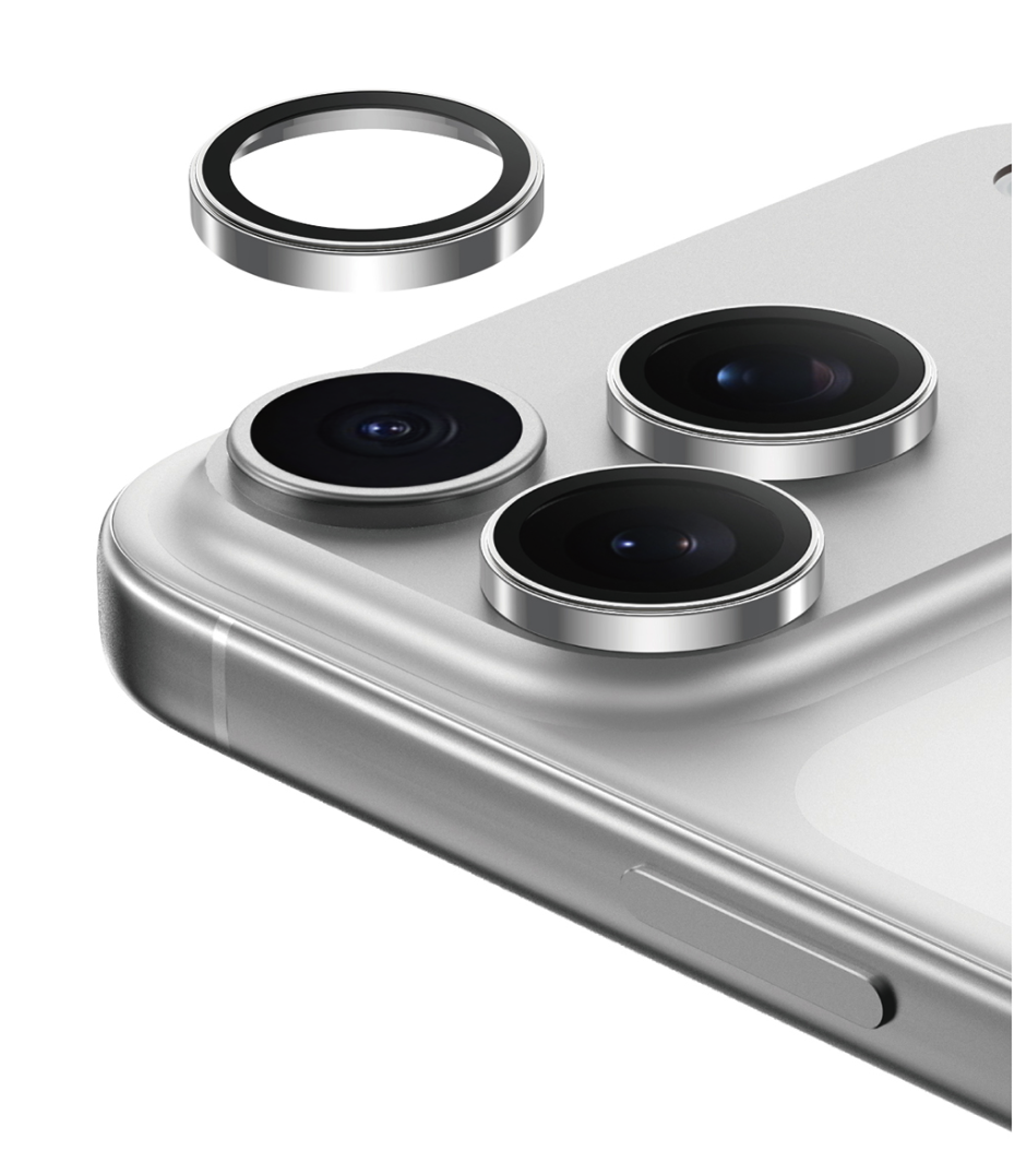 Защитные линзы Keephone 3D-Spiral Maria на камеру iPhone 17 Pro Max, Белые