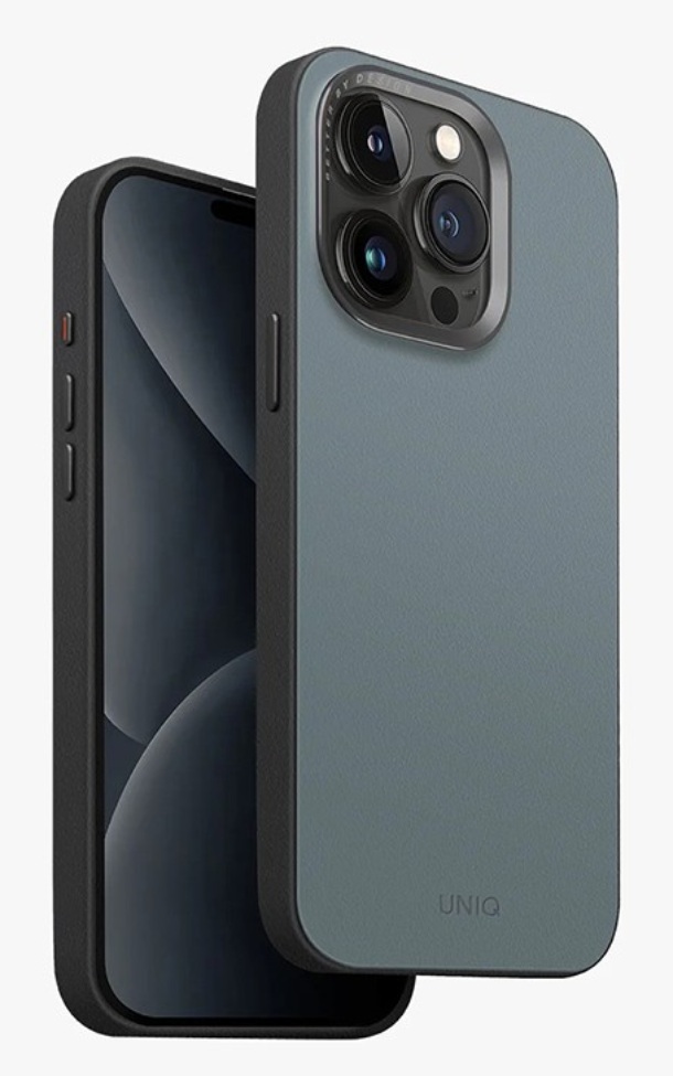 Чехол Uniq LYDEN DS MAGCLICK CHARGING MagSafe для iPhone 15 Pro Max 6.7", WASHED Синий/Черный