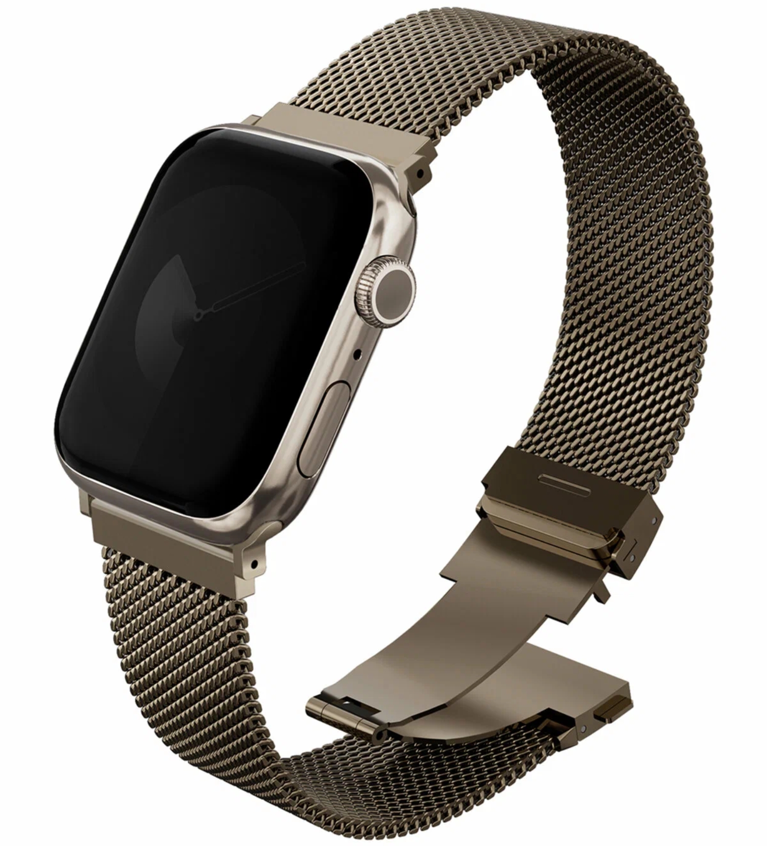 Ремешок Uniq Dante PRO Strap Mesh Steel Ember для Apple Watch 42/41/40 мм, Золотой