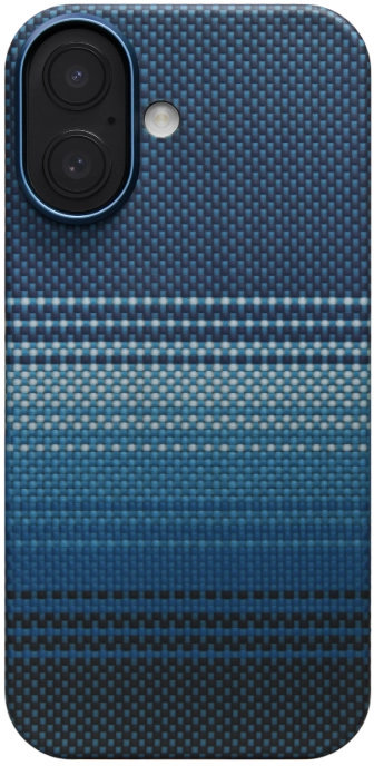 Чехол Pitaka Ultra-Slim Case для iPhone 17, Синий