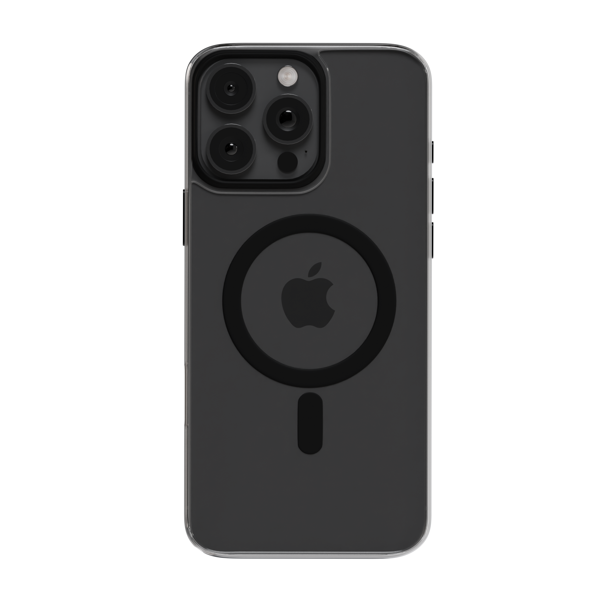 Чехол BLACK AceCase Crystal Shield for 16 Pro Max, Черный