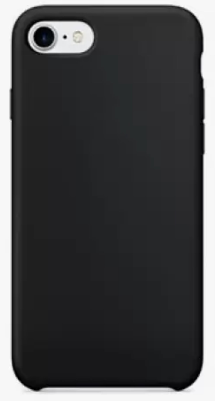 Оригинальный Силиконовый чехол для iPhone 7/8, Черный