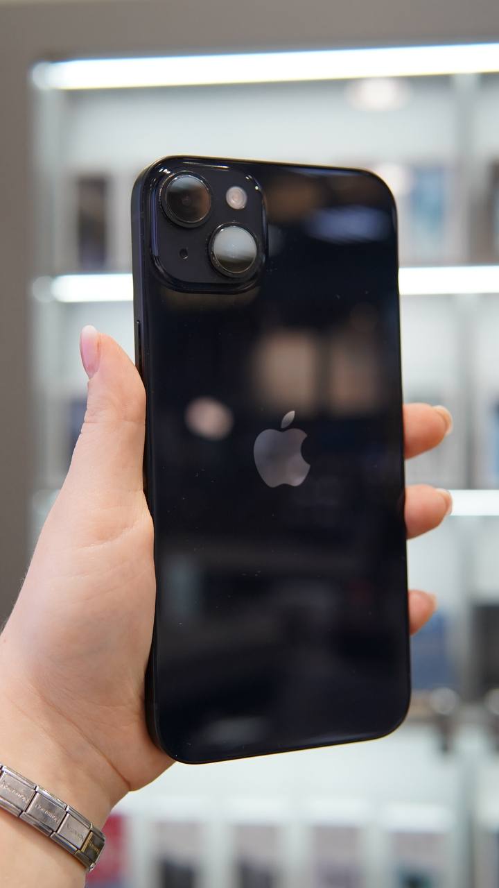 iPhone 14 Plus 128Гб, (1 sim + eSIM / 87% / Без коробки), Черный - Б/У . . + +