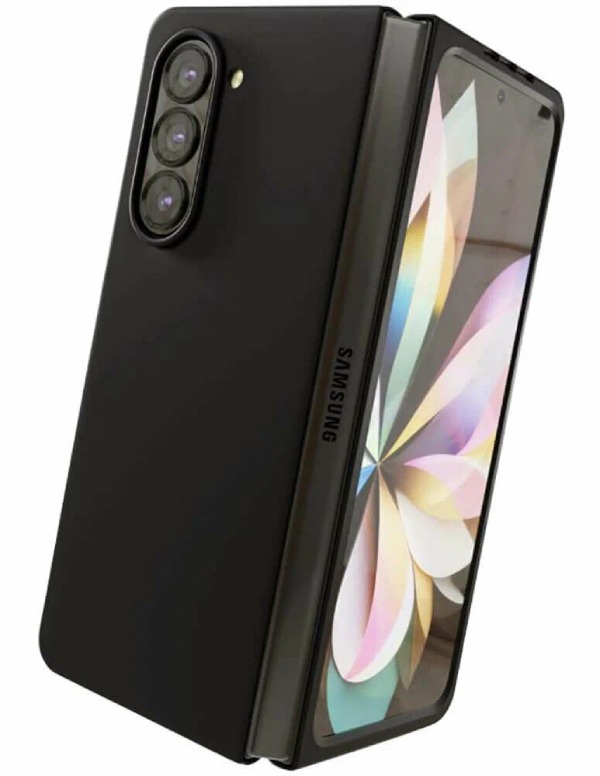 Чехол «vlp» Flex для Samsung Galaxy Z fold 5, Черный