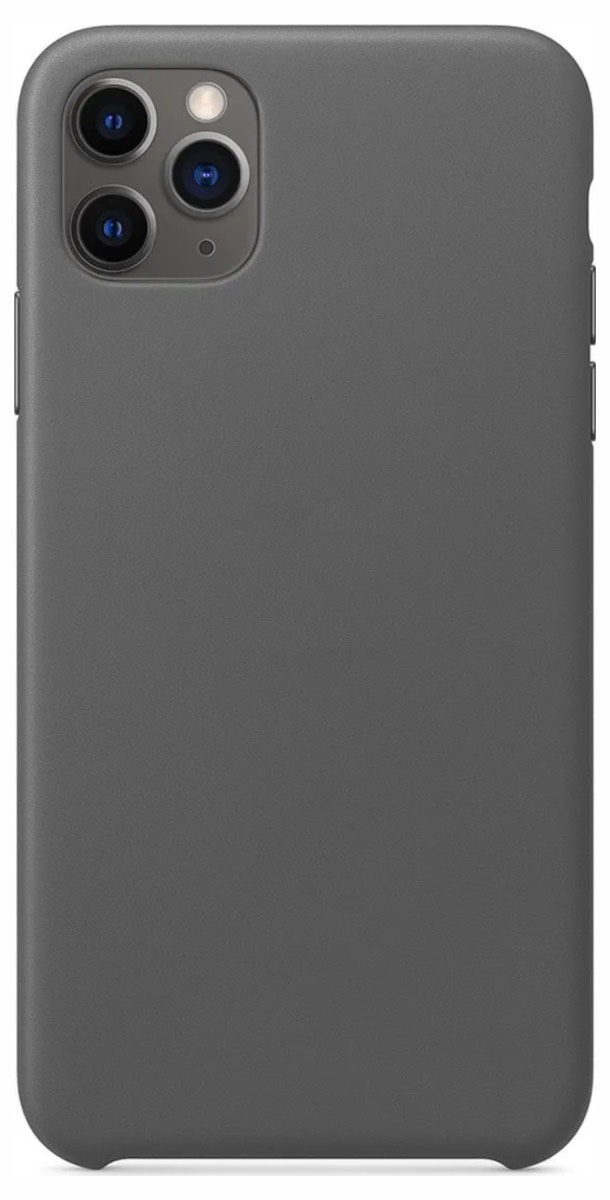 Оригинальный кожаный футляр для Apple iPhone 11 Pro Max, Серый