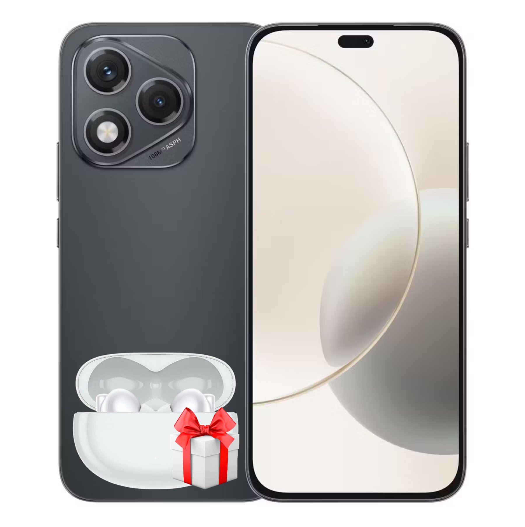  Honor 400 Lite 8/256Гб с наушниками в подарок, Черный