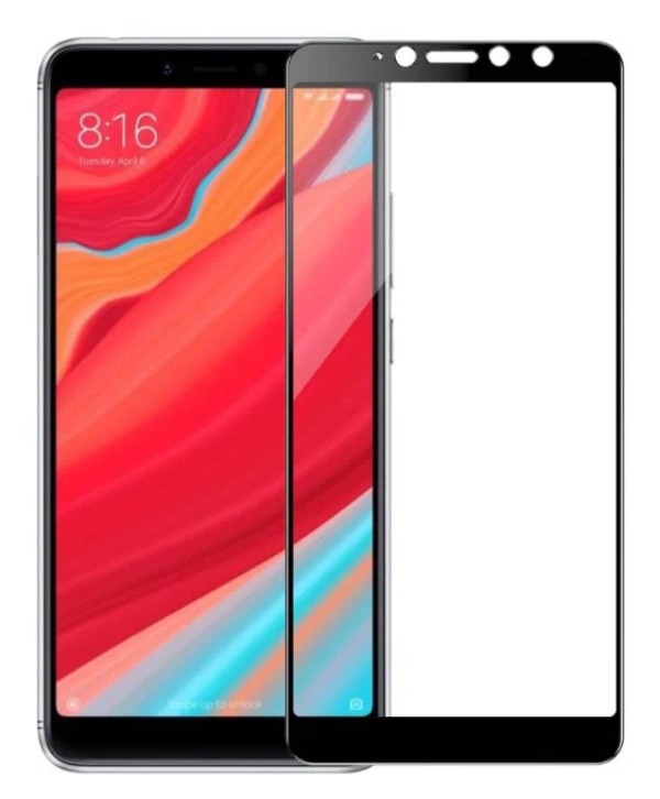 Защитное стекло 2D для Xiaomi Redmi S2, Черный