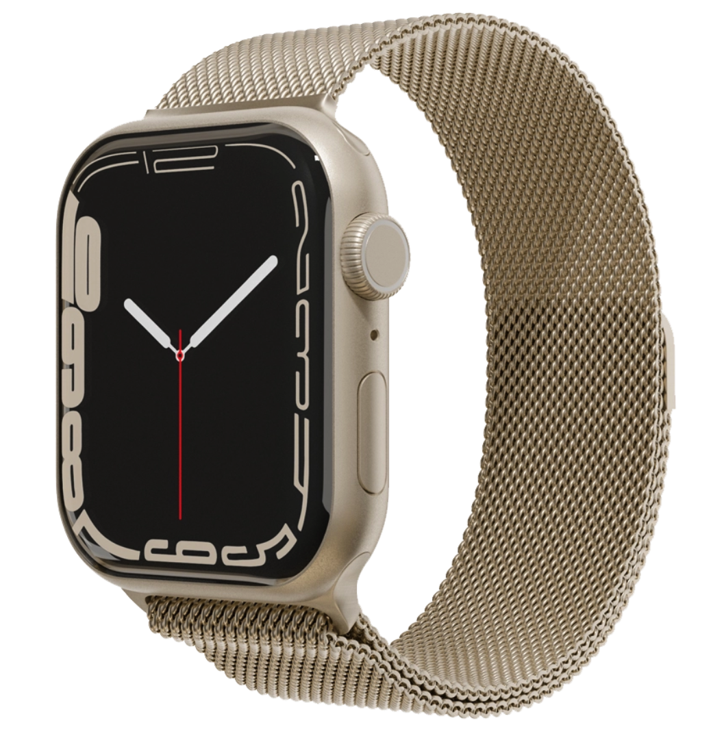 Ремешок из нержавеющей стали "vlp" для Apple Watch 42/44/45, Шампань