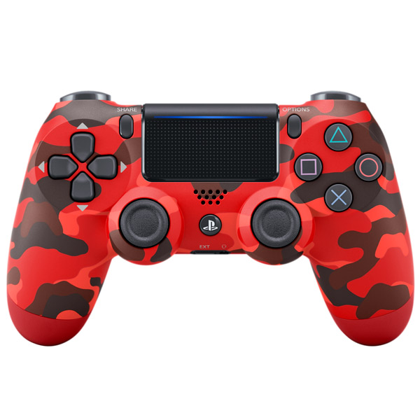 Sony DualShock 4 v2 для PS 4, Камуфляжный Красный