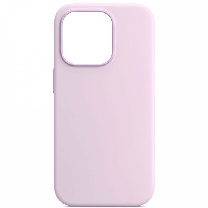 Оригинальный Силиконовый чехол для iPhone 14 Pro, Сиреневый