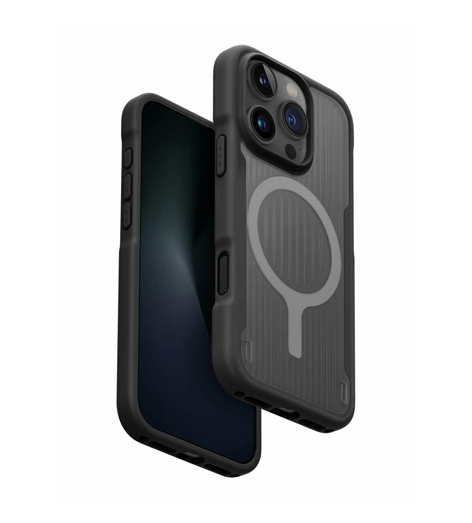 Чехол Uniq Combat Active Charcoal Black (MagSafe) для iPhone 16 Pro, Черный