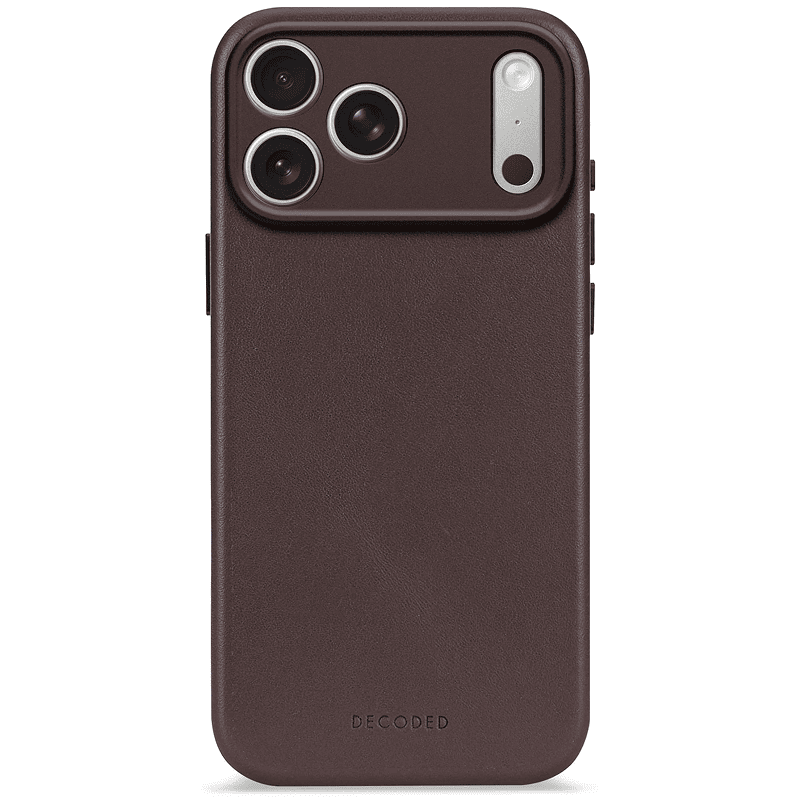 Чехол Decoded с картхолдером Leather Detachable Wallet для iPhone 17 Pro, Шоколадный