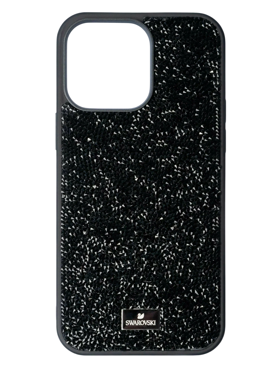 Чехол со стразами Swarovski для iPhone 16 Pro Max, черный