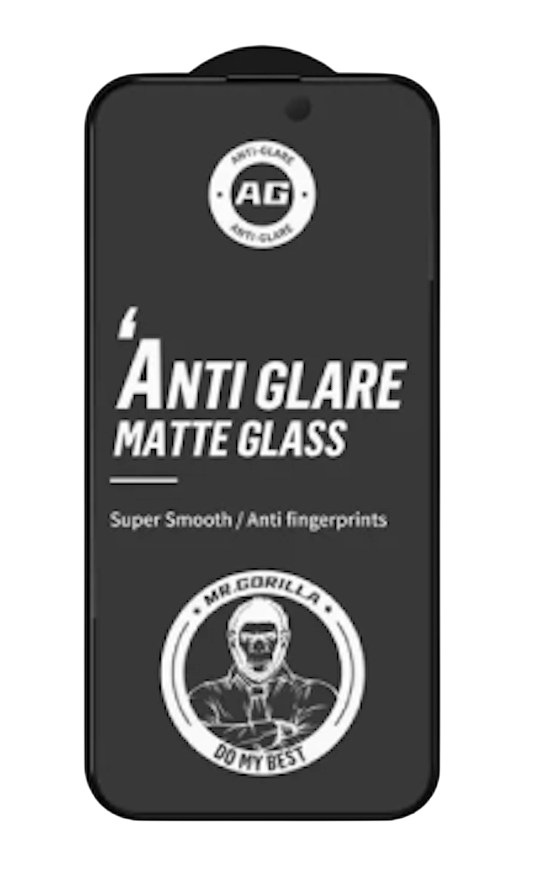 Защитное стекло матовое Samos 9D AG Матовое стекло с яркой кромкой черного цвета для Apple iPhone 13 ProMax / 14Plus, Черная рамка