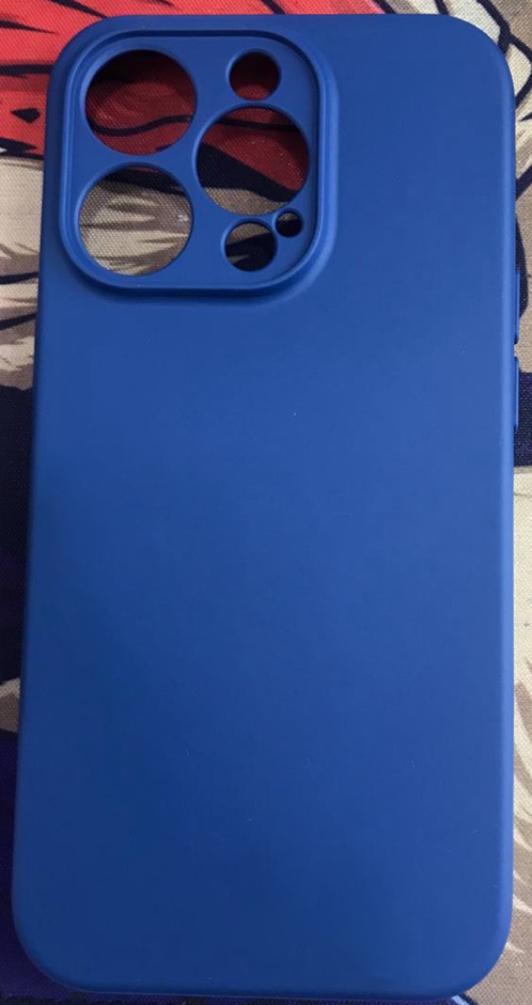 Чехол Силиконовый Monarch PS01 для iPhone 15 Pro, Синий