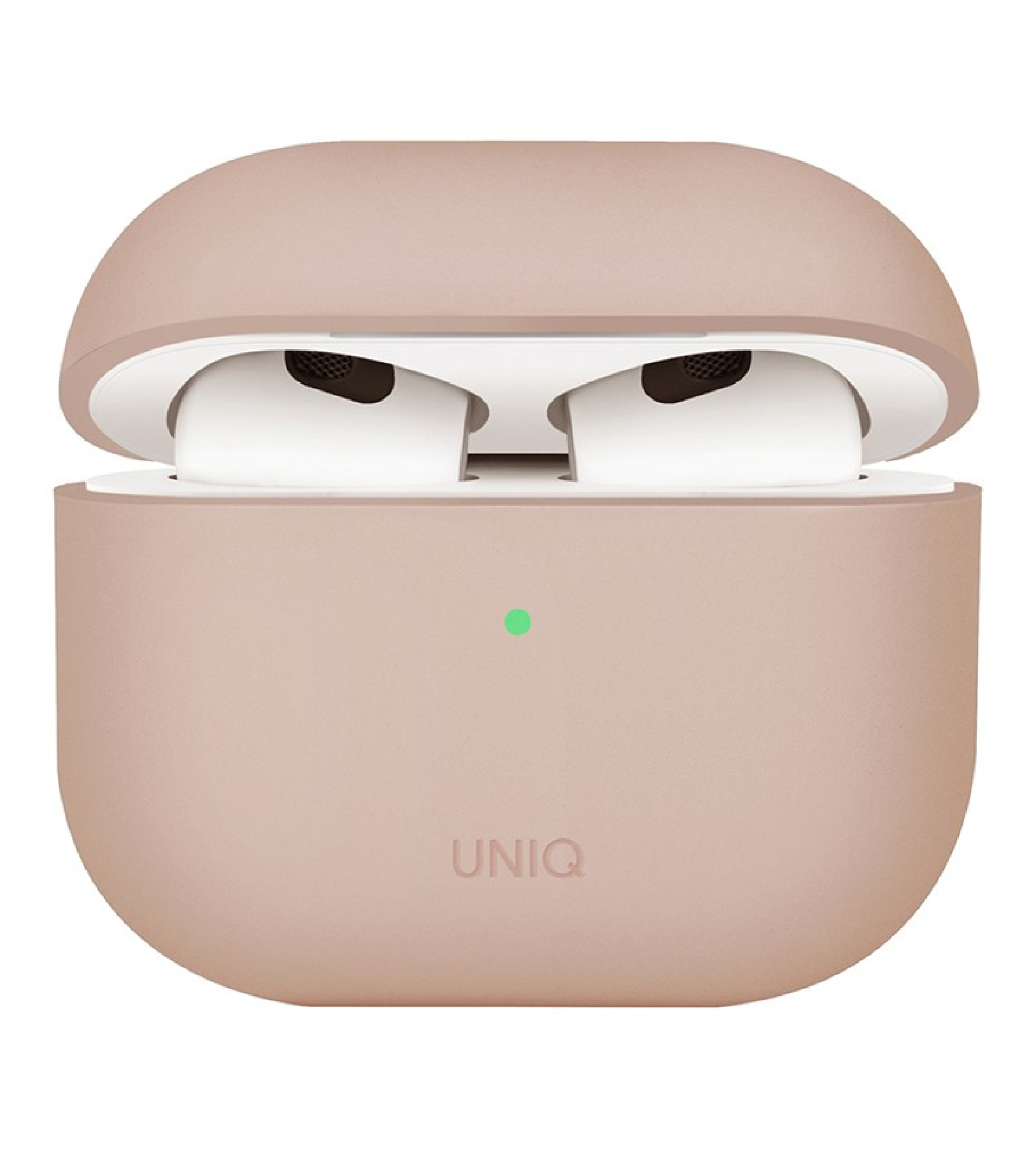 Чехол Uniq LINO Liquid silicone для Airpods 4, Розовый