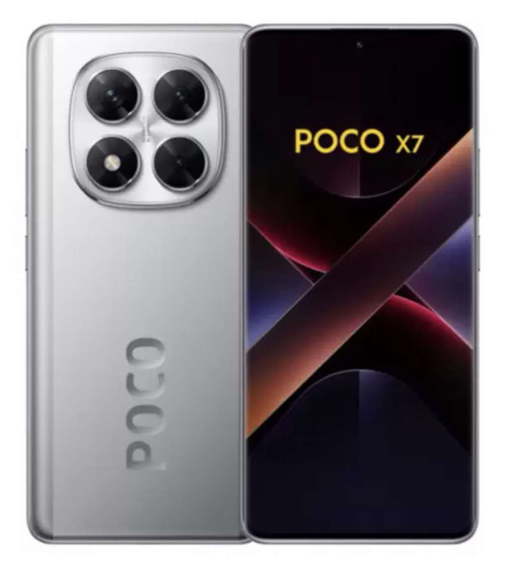POCO X7 5G 8/256Гб, Серебристый, EU