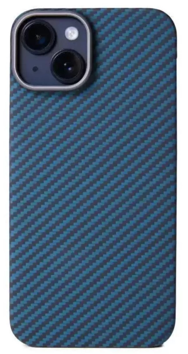 Чехол K-DOO MagSafe Кевлар для iPhone 15 Pro Max, Синий