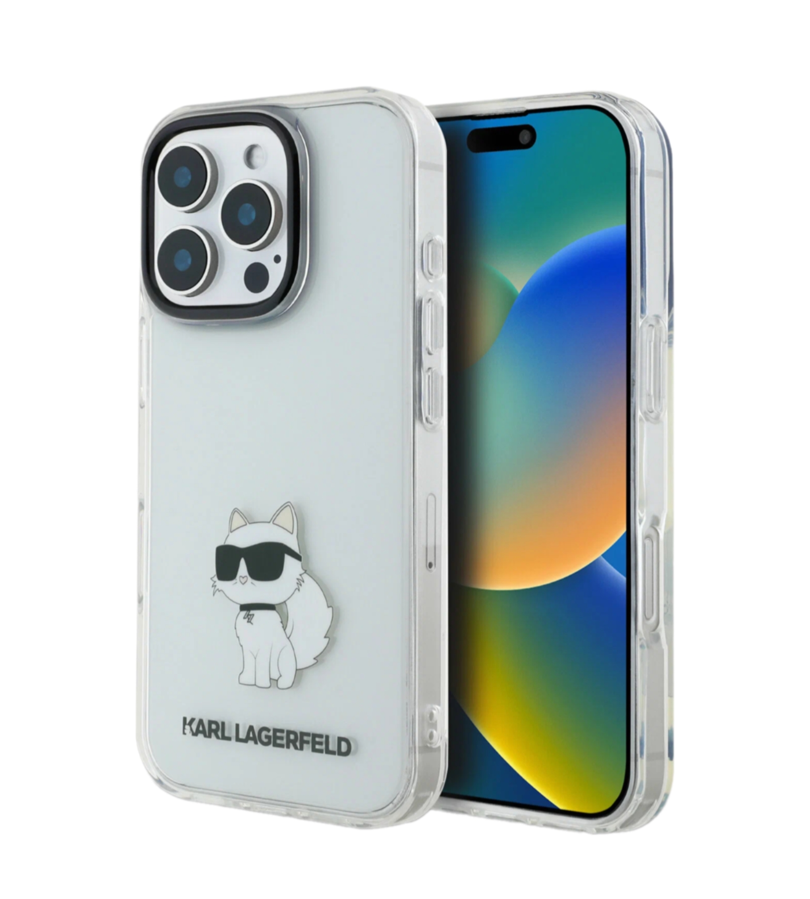 Чехол Lagerfeld PC/TPU NFT Choupette Hard Transparent для iPhone 16 Pro Max, Прозрачный