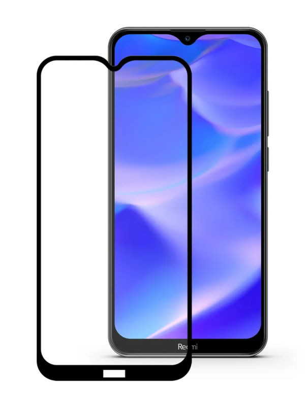 Защитное стекло 2D для Xiaomi Redmi 8, Черный