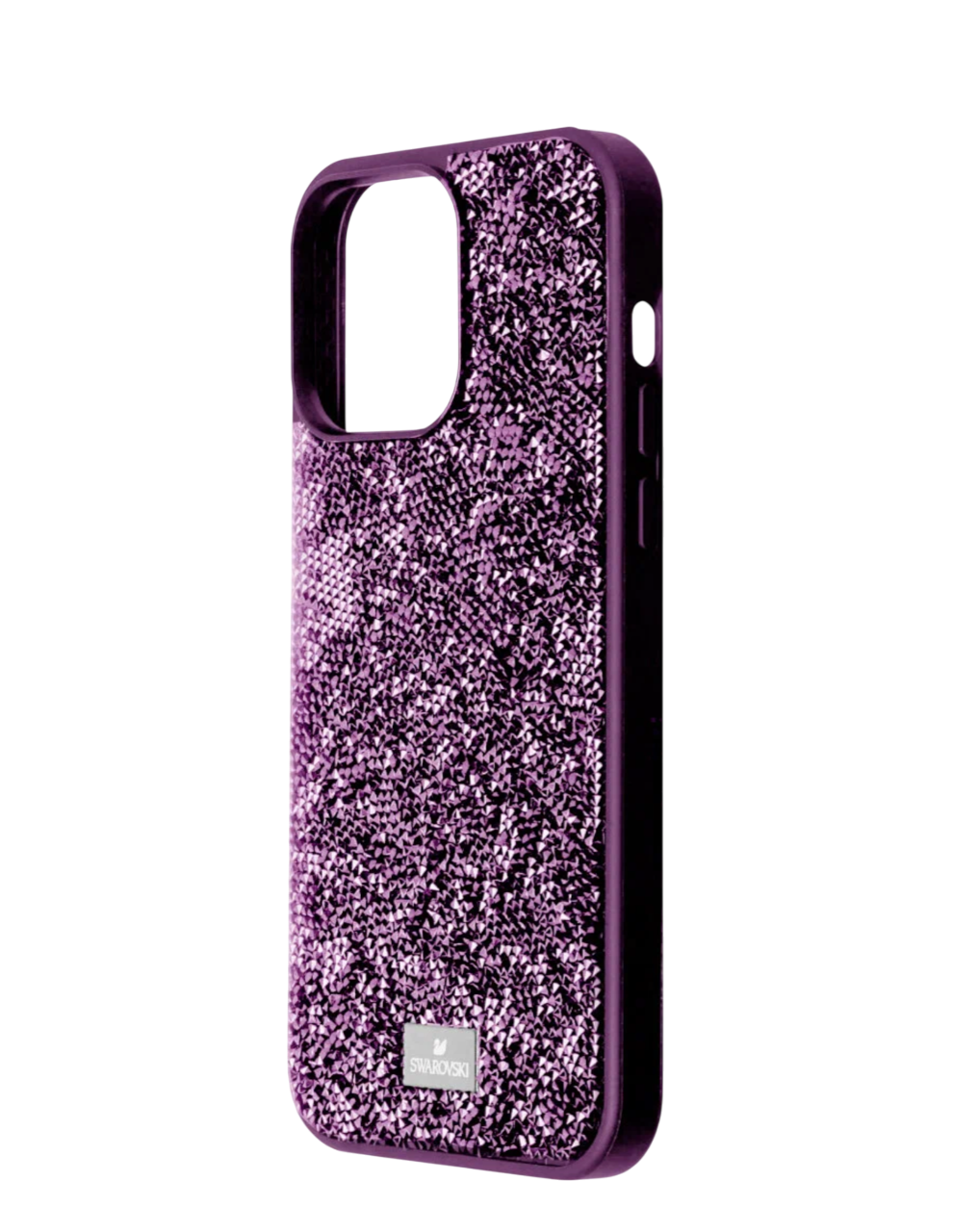 Чехол со стразами Swarovski для iPhone 16 Pro, фиолетовый