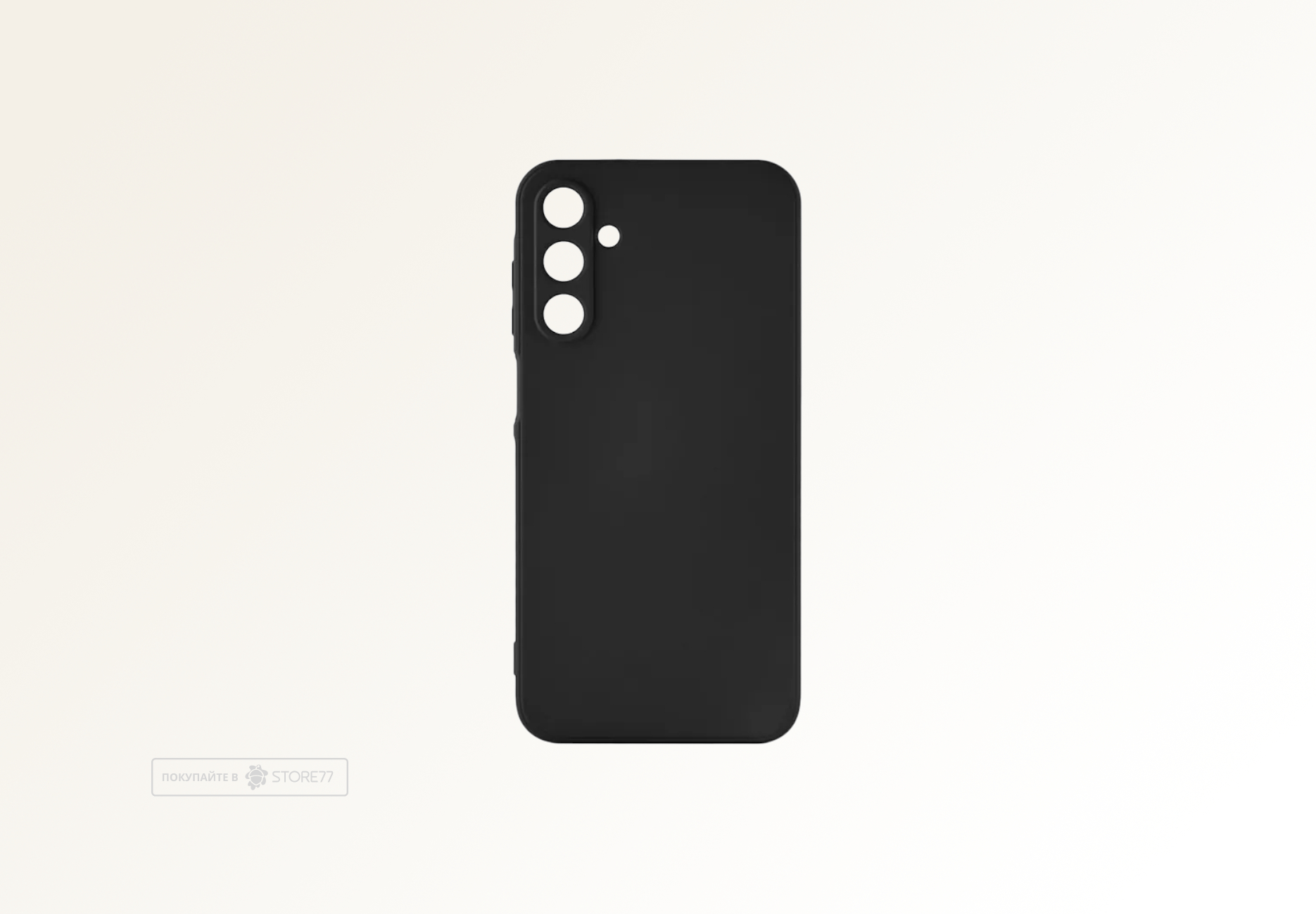 Чехол Silicone Cover для Samsung Galaxy A25, Черный