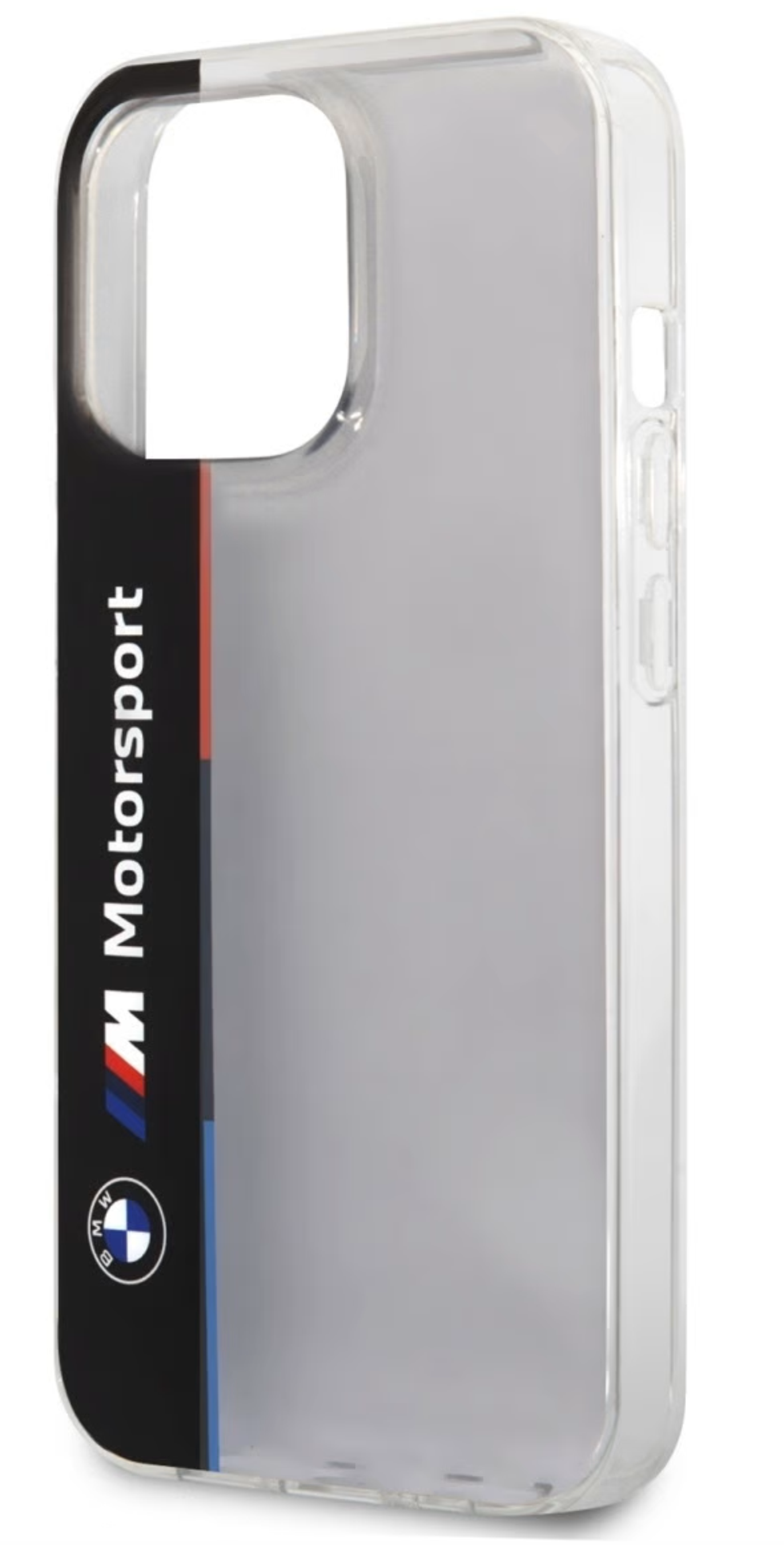 Чехол BMW Motorsport PC/TPU Триколор для Apple iPhone 13 Pro Max, Тонированный