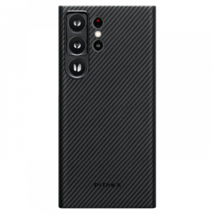 Чехол PITAKA MagEZ 3 для Samsung Galaxy S23 Ultra, Кевлар, Черно-серый