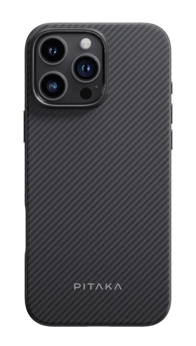 Противоударный чехол Pitaka Military-Grade Protective Case для iPhone 16 Pro, черный