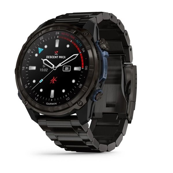 Умные часы Garmin Descent Mk3i, 51mm, Titanium Carbon Gray, DLC, Black Titanium Band, Dive Computer