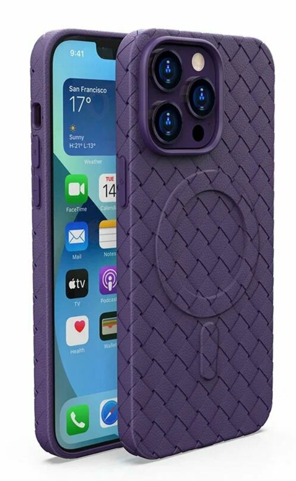 Чехол Twist MagSafe для iPhone 14 Pro, Фиолетовый