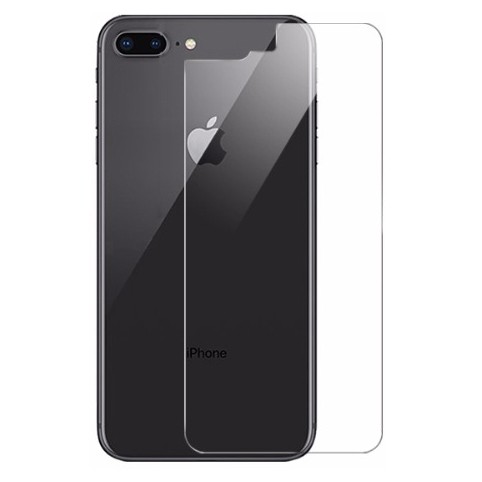 Стекло на заднюю панель iPhone 8+, Черное