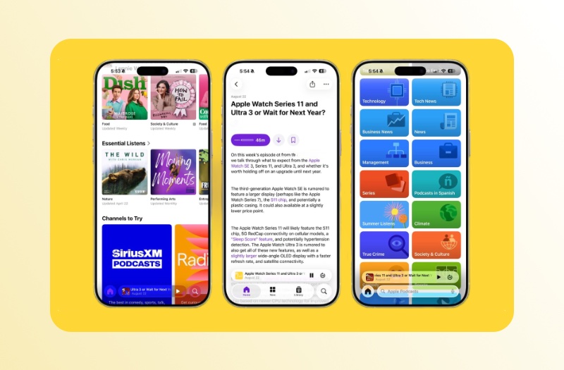 iOS 26: что нового в приложении подкастов?