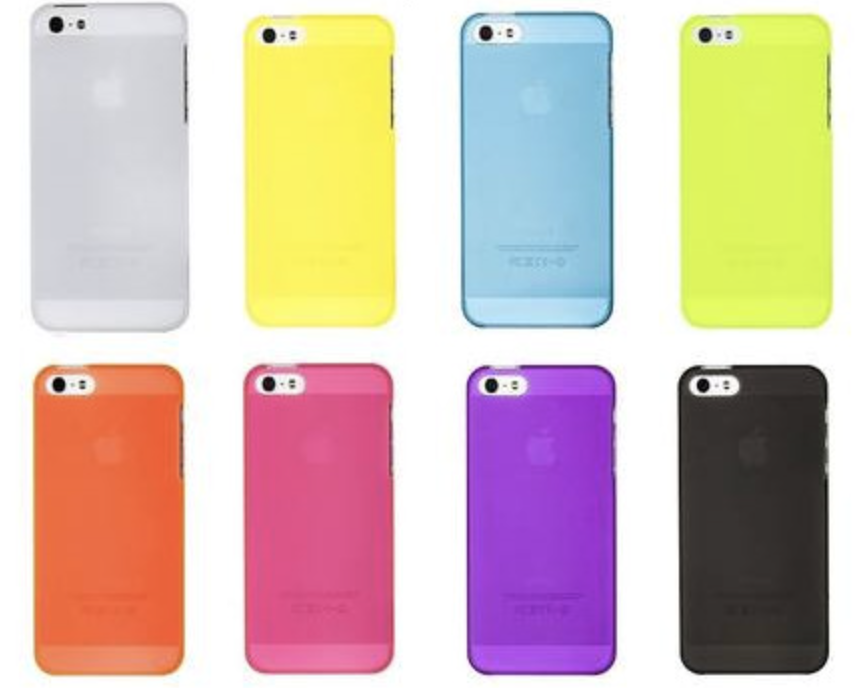 Накладка супертонкая S.XINBO для iPhone 5/5S, Цветная, 226533