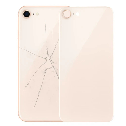 Защитное стекло на заднюю панель Baseus цельное для iPhone 8, Золото