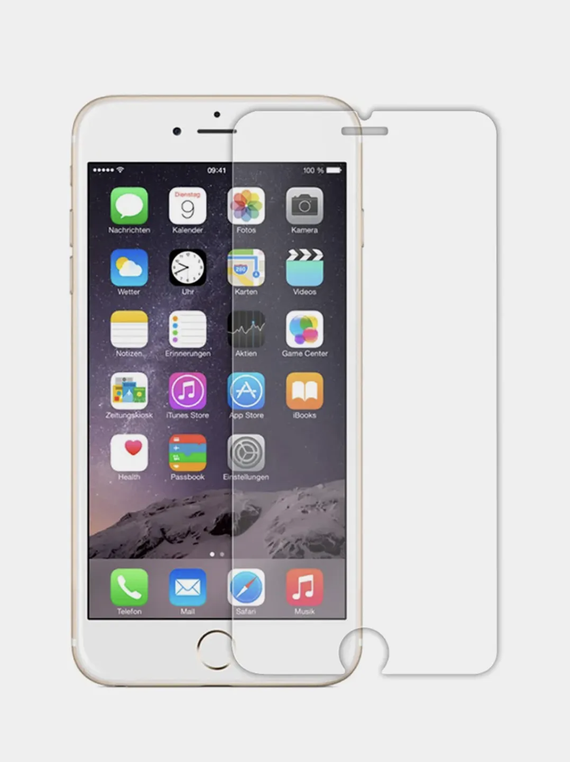 Защитное стекло 0.26mm для iPhone 7, Прозрачное