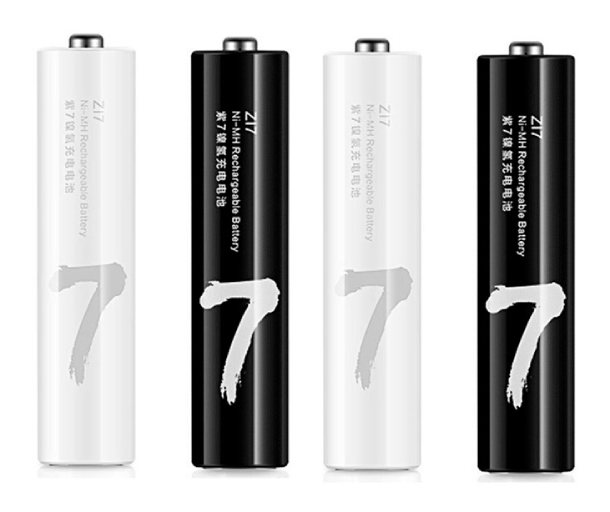 Аккумуляторные батарейки Xiaomi Zi7  HR03-AAA (4 шт.)