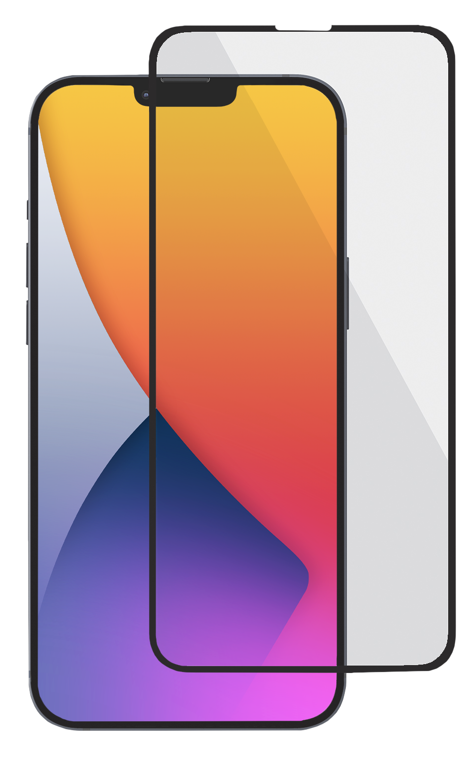 Защитное стекло Ubear Extreme 3D для Apple iPhone 13 Pro Max, Чёрная рамка