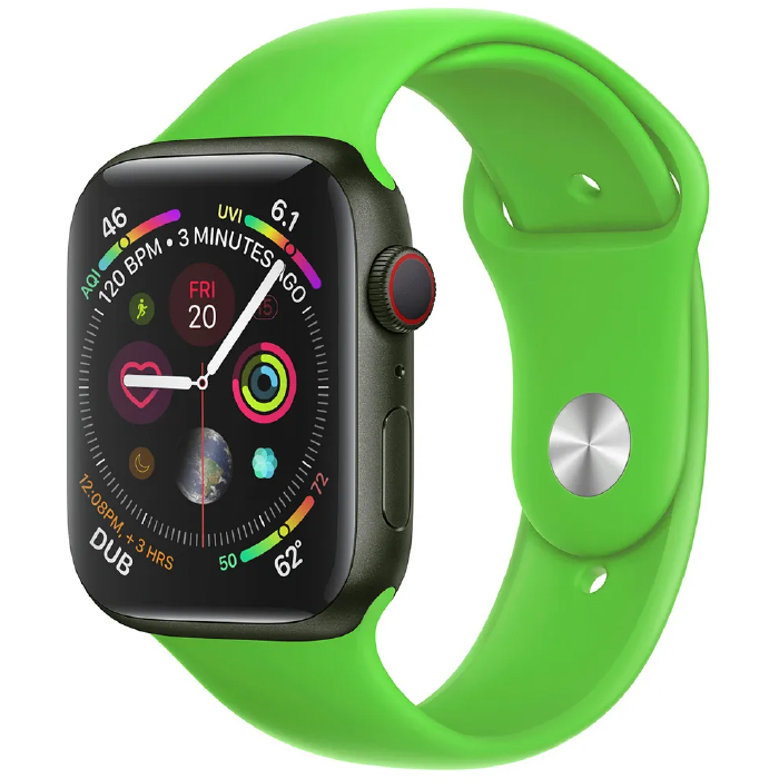 Ремешок спортивный для Apple Watch 38/40/41мм, Салатовый