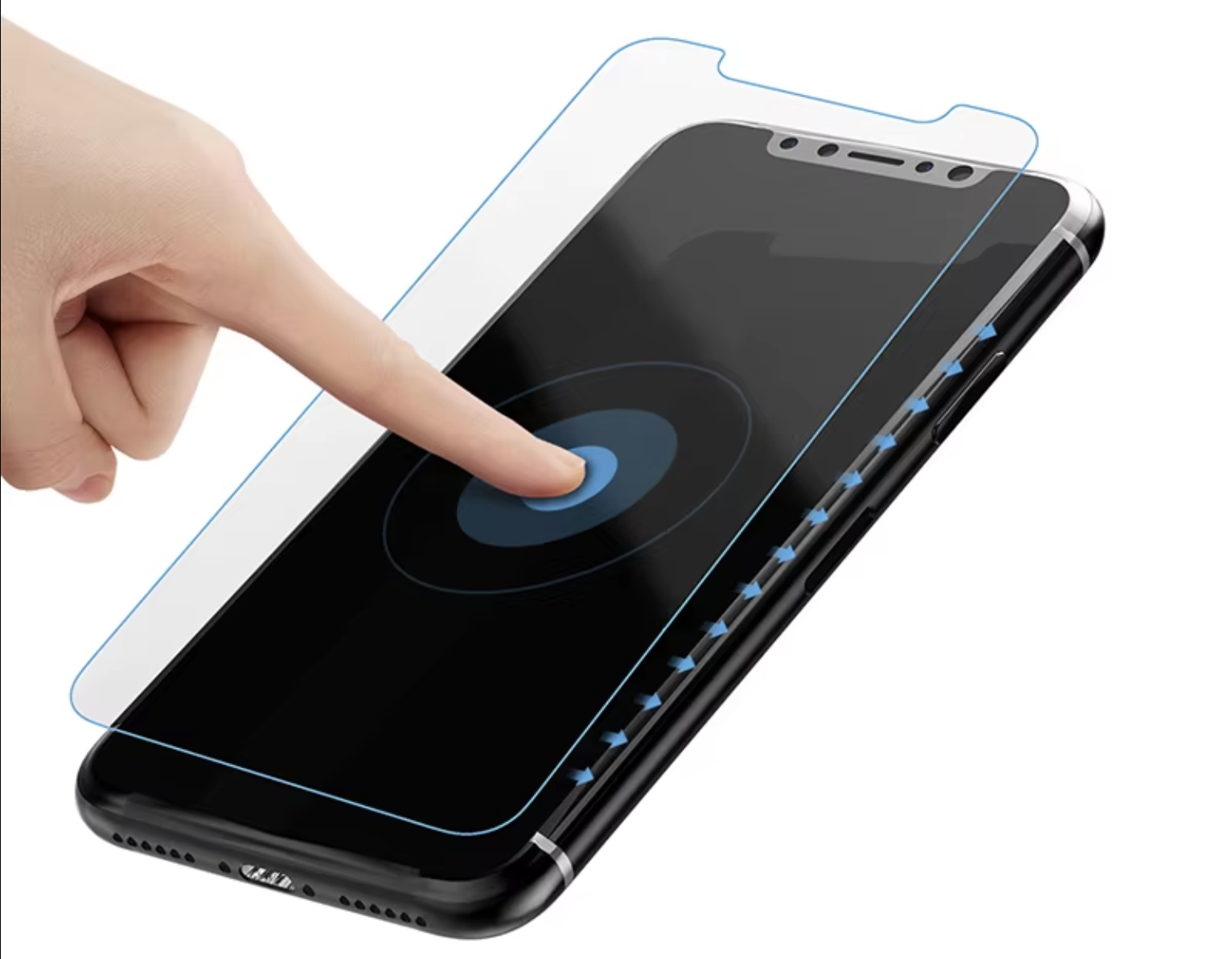 Защитная пленка LuxCase на дисплей для HTC One M8, Антибликовая