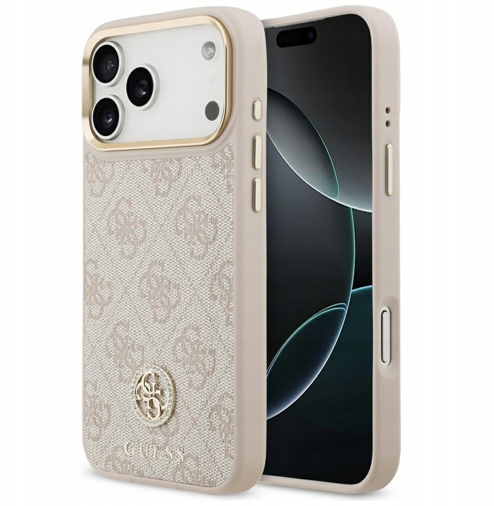 Чехол Guess iPhone 17 Pro Max, MagSafe, Розовый