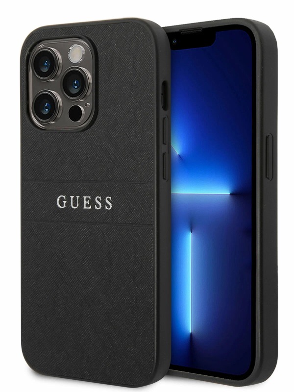 Чехол фирменный Guess iPhone 14 Pro Max, Чёрный